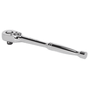 Sealey Ratchet Wrench 3/8"Sq Drive Pear-Head Flip Reverse AK661 Sealey - Dynamic Drive