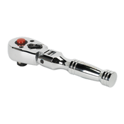 Sealey Ratchet Wrench Flexi-Head Stubby 3/8"Sq Drive AK661SF Sealey - Dynamic Drive