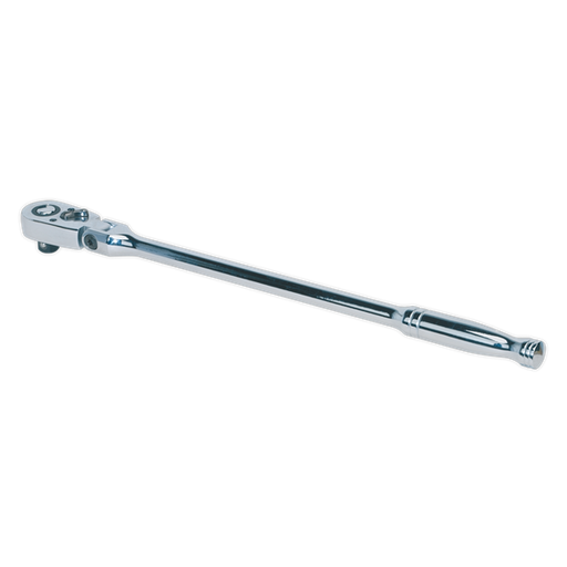 Sealey Ratchet Wrench Flexi-Head 445mm 1/2"Sq Drive Pear-Head Flip Reverse Sealey - Dynamic Drive