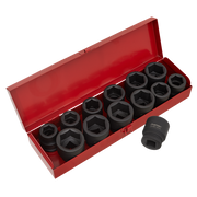 Sealey Impact Socket Set 13pc 3/4"Sq Drive Metric/Imperial AK686 Sealey - Dynamic Drive