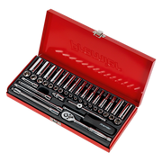Sealey AK690 Premier 41 Piece 1/4" Sq Dr Metric/imperial Socket Set + Metal Case Sealey  - Dynamic Drive