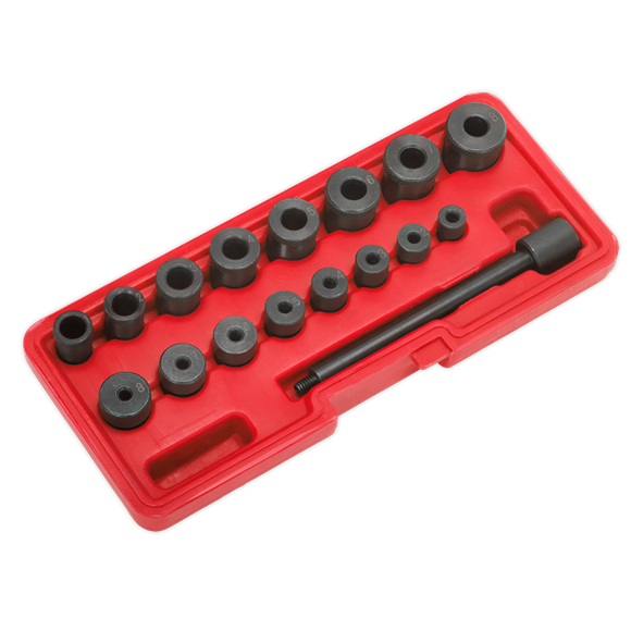 Sealey Universal Clutch Aligning Tool Set 17pc AK710 Sealey - Dynamic Drive