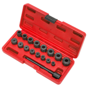 Sealey Universal Clutch Aligning Tool Set 17pc AK710 Sealey - Dynamic Drive