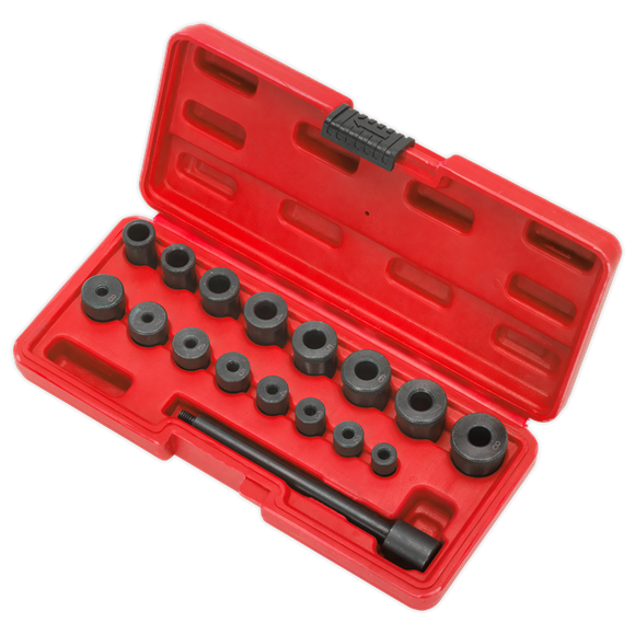 Sealey Universal Clutch Aligning Tool Set 17pc AK710 Sealey - Dynamic Drive