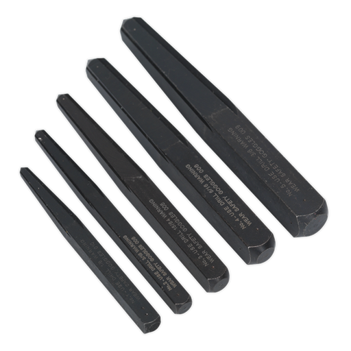 Sealey Screw Extractor Set 5pc Square Type AK719 Sealey - Dynamic Drive
