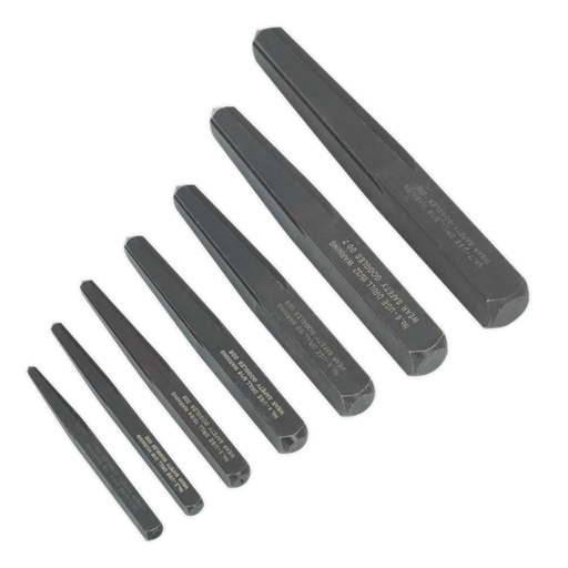 Sealey Screw Extractor Set 7pc Square Type AK720 Sealey - Dynamic Drive