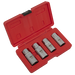 Sealey Stud Extractor Set 4pc 1/2"Sq Drive Metric AK723 Sealey - Dynamic Drive