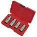 Sealey Stud Extractor Set 4pc 1/2"Sq Drive Metric AK723 Sealey - Dynamic Drive