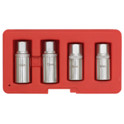 Sealey Stud Extractor Set 4pc 1/2"Sq Drive Metric AK723 Sealey - Dynamic Drive