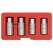 Sealey Stud Extractor Set 4pc 1/2"Sq Drive Metric AK723 Sealey - Dynamic Drive