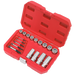 Sealey Bolt Stud & Screw Extractor Set 18pc AK751 Sealey - Dynamic Drive