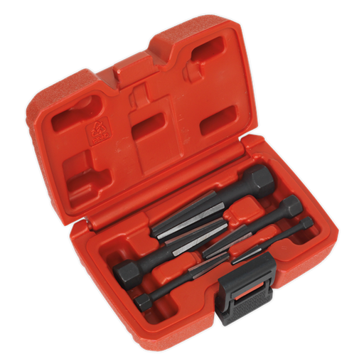 Sealey Screw Extractor Set 5pc Double Edge AK752 Sealey - Dynamic Drive