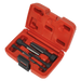 Sealey Screw Extractor Set 5pc Double Edge AK752 Sealey - Dynamic Drive
