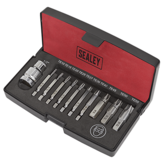 Sealey TRX-Star* Fitting Extractor Set 11pc AK756T Sealey - Dynamic Drive