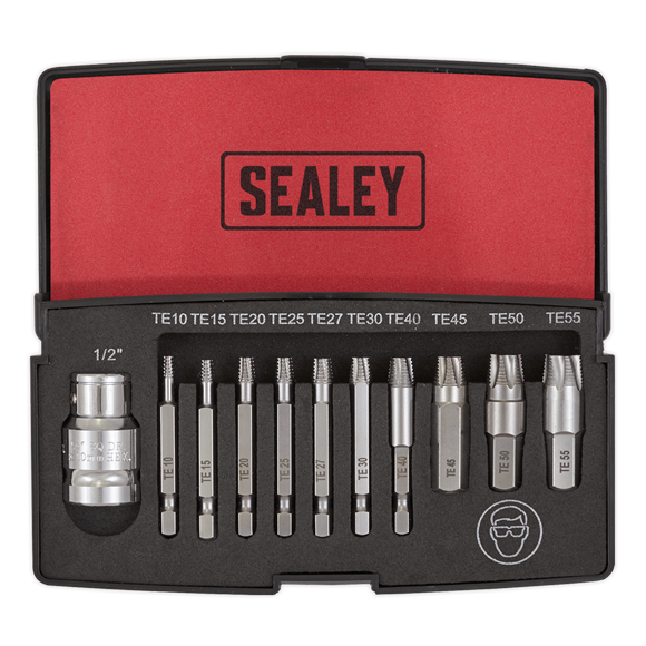 Sealey TRX-Star* Fitting Extractor Set 11pc AK756T Sealey - Dynamic Drive