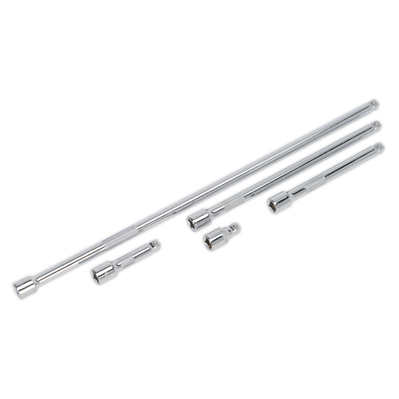 Sealey Wobble Extension Bar Set 5pc 3/8"Sq Drive AK767 Sealey - Dynamic Drive