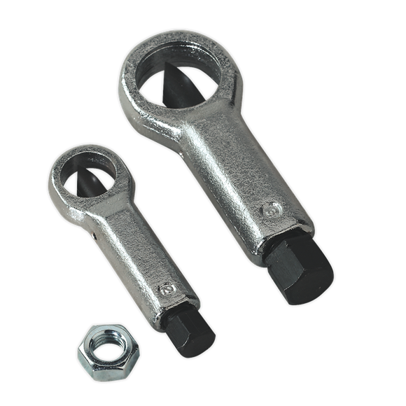 Sealey Nut Splitter Set 2pc AK84 Sealey - Dynamic Drive