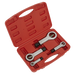 Sealey Nut Splitter Set 4pc AK85 Sealey - Dynamic Drive