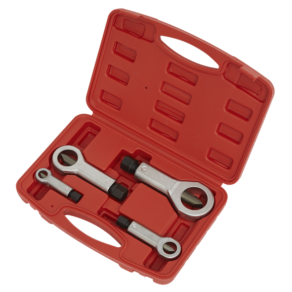 Sealey Nut Splitter Set 4pc AK85 Sealey - Dynamic Drive