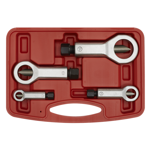 Sealey Nut Splitter Set 4pc AK85 Sealey - Dynamic Drive