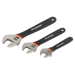 Sealey Adjustable Wrench Set 3pc Ni-Fe Finish AK907 Sealey - Dynamic Drive