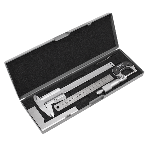 Sealey Measuring Tool Set 4pc AK91SET Sealey - Dynamic Drive