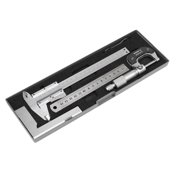 Sealey Measuring Tool Set 4pc AK91SET Sealey - Dynamic Drive