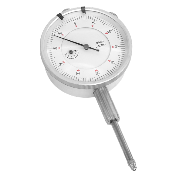 Sealey Dial Gauge Indicator 1/2" Travel Imperial AK961 Sealey - Dynamic Drive