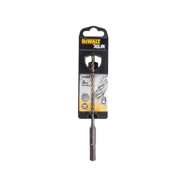 Dewalt Power Tools DT8908 SDS Plus XLR Concrete Drill Bit 5 x 160 x 100mm DeWALT Power Tools - Dynamic Drive