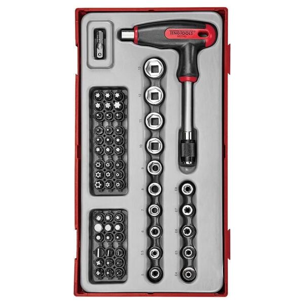 Teng Tools T-Handle Bits Driver Set TT1 62 Pieces Teng Tools - Dynamic Drive