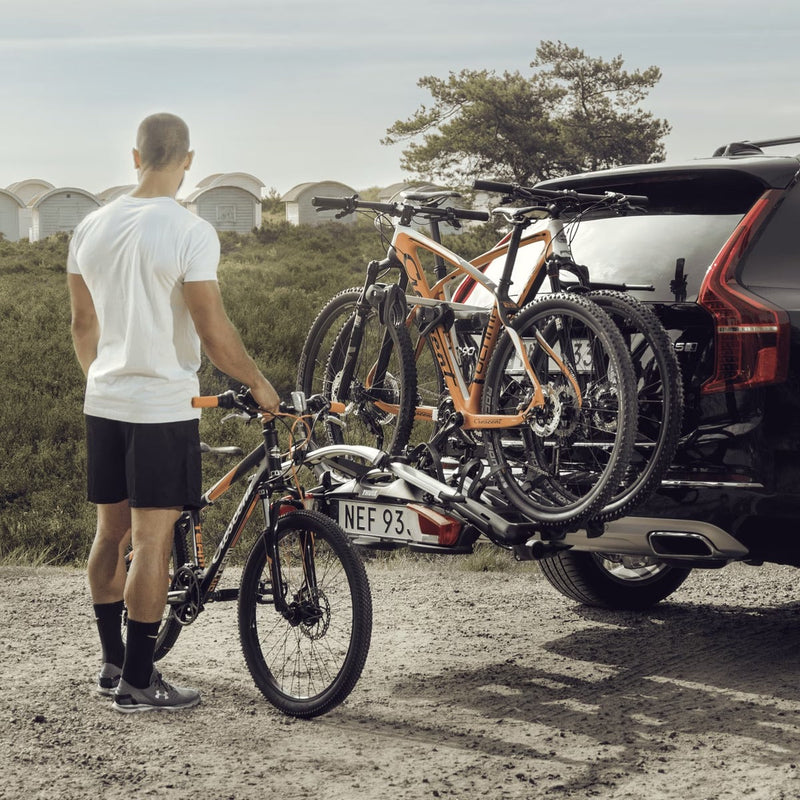 Thule Velo Compact two-bike platform towbar bike rack 13-pin black/aluminium Towbar bike rack Thule - Dynamic Drive