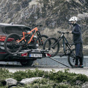 Thule Velo Space XT three-bike platform towbar bike rack black/aluminium Towbar Bike Rack Thule - Dynamic Drive
