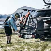 Thule Velo Space XT three-bike platform towbar bike rack black/aluminium Towbar Bike Rack Thule - Dynamic Drive