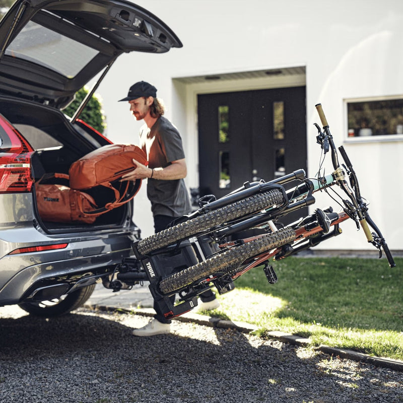 Thule EasyFold XT three-bike platform towbar bike rack black/aluminium Towbar Bike Rack Thule - Dynamic Drive