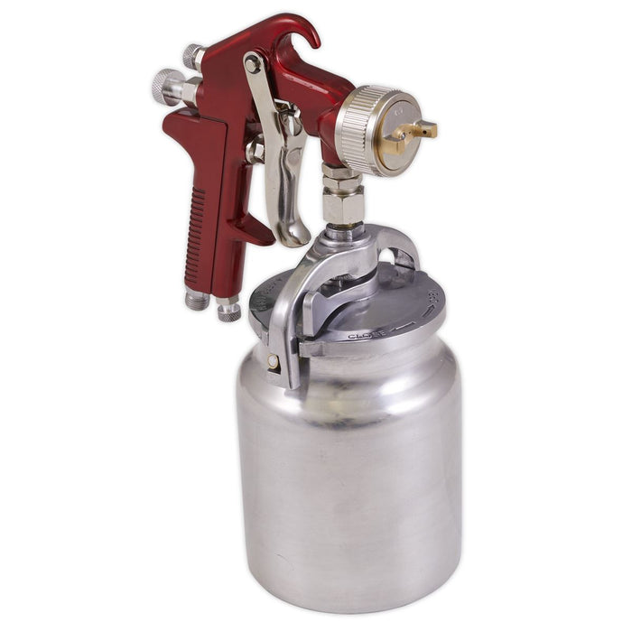 Sealey Suction Feed Spray Gun 2mm Set-Up S720 Sealey - Dynamic Drive