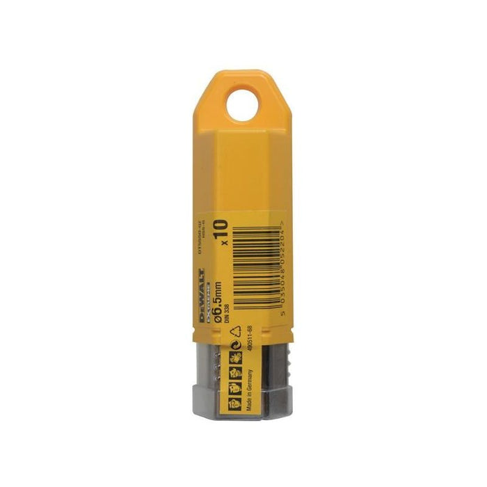 Dewalt Power Tools Extreme 2 Metal Drill Bits (10) 6.5mm OL:101mm WL:58mm DeWALT Power Tools - Dynamic Drive