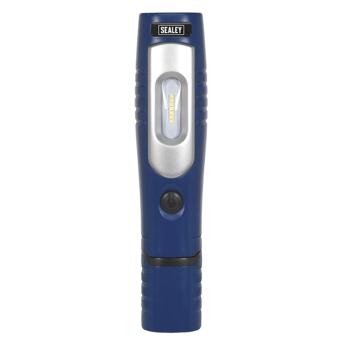Sealey Blue Rechargeable 360° Inspection Lamp 7 SMD+3W LED Lithium-ion Sealey  - Dynamic Drive