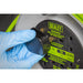 Sealey 15m Cable Reel with Thermal Trip 4 x 230V - Hi-Vis Green BCR153TG Sealey - Dynamic Drive