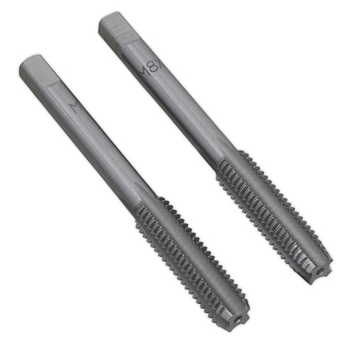 Sealey Tap Set 2pc (Taper & Plug) M8 x 1.25mm TSM8 Sealey - Dynamic Drive