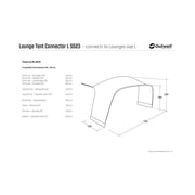 Outwell Lounge Tent Lounge Connector Large Outwell - Dynamic Drive