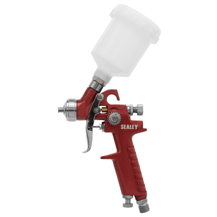 Sealey HVLP Gravity Feed Touch-Up Spray Gun 0.8mm Set-Up HVLP731 Sealey - Dynamic Drive