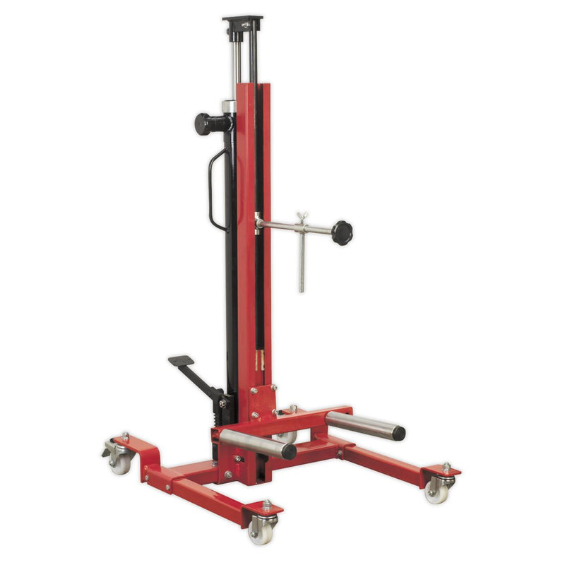 Sealey Wheel Removal/Lifter Trolley 80kg Quick Lift WD80 Sealey - Dynamic Drive