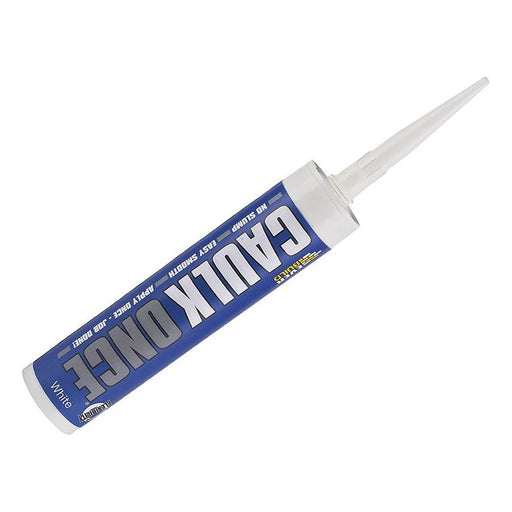 Everbuild Sika Caulk Once White 295ml Everbuild Sika - Dynamic Drive