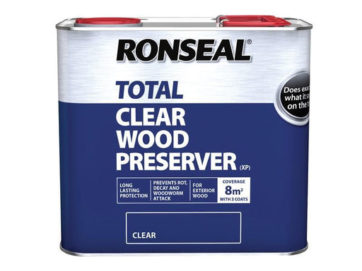 Ronseal Trade Total Wood Preserver Clear 2.5 litre Ronseal - Dynamic Drive