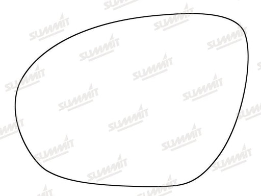 Summit Heated Base Plate With Blind Spot Mirror Glass fits Nissan Juke 10 to 14 LHS Summit - Dynamic Drive