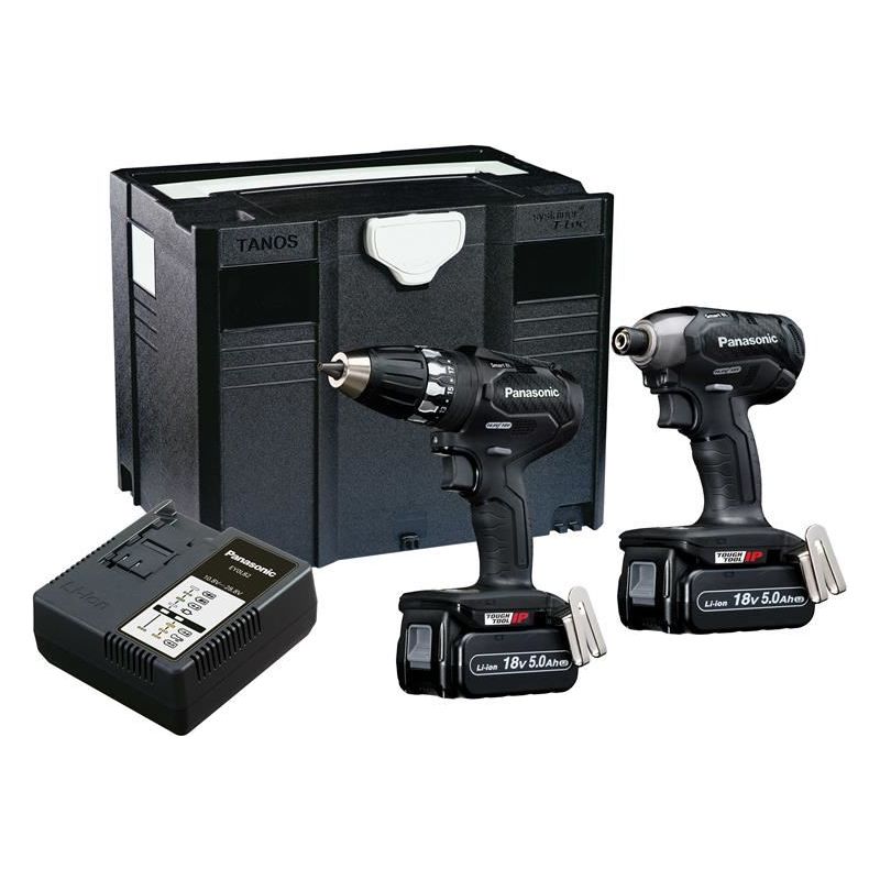 Panasonic EYC231LJ Twin Pack 18V 2 x 5.0Ah Li-ion Panasonic - Dynamic Drive