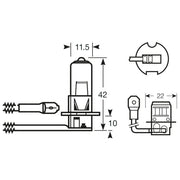 RING R462 Halogen Lamp 12V, 35W H3 Ring Automotive - Dynamic Drive