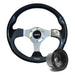 320mm Carbon Moulded Steering Wheel + Boss fits Mazda MX6 1992 on Mountney Classic  - Dynamic Drive
