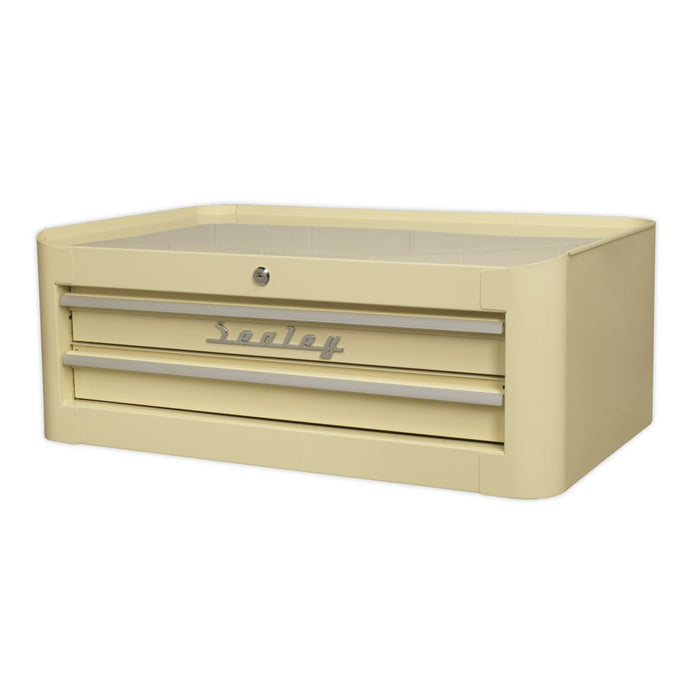 Sealey Mid-Box 2 Drawer Retro Style AP28102 Sealey - Dynamic Drive