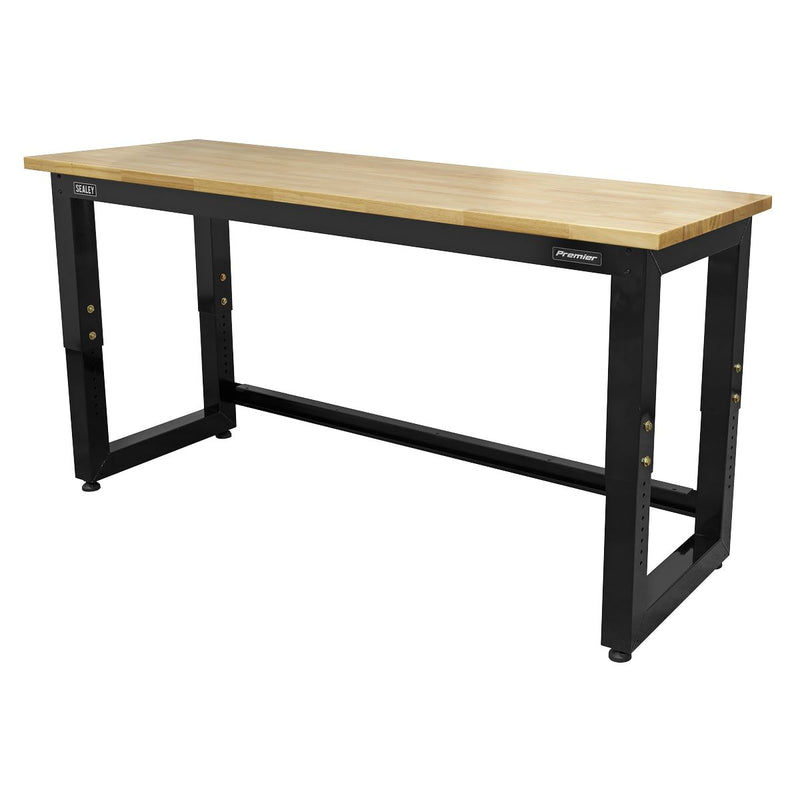 Sealey Steel Adjustable Workbench with Wooden Worktop 1830mm Heavy-Duty APMS22 Sealey - Dynamic Drive